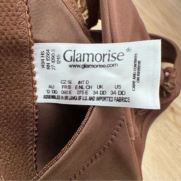 GLAMORISE Front-Closure WonderWire Bra - Picture 3 of 5